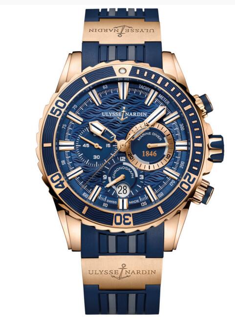 Luxury Fake Ulysse Nardin Diver Chronograph 1502-151-3/93 watch Cheap